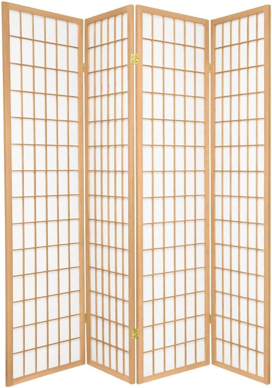 Japanese Style 4 Panels Wood S - Shoji Screen Divider avis et prix