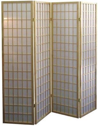 Japanese Style 4 Panels Wood S - Shoji Screen Divider avis et prix