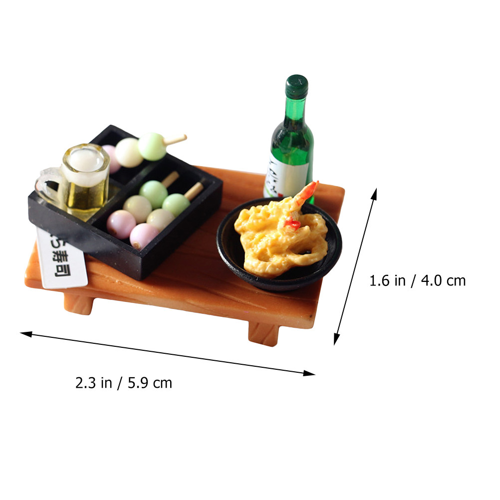 3Pcs Mini Sushi Realistic Deco - Lifestyle Of Japanese avis et prix