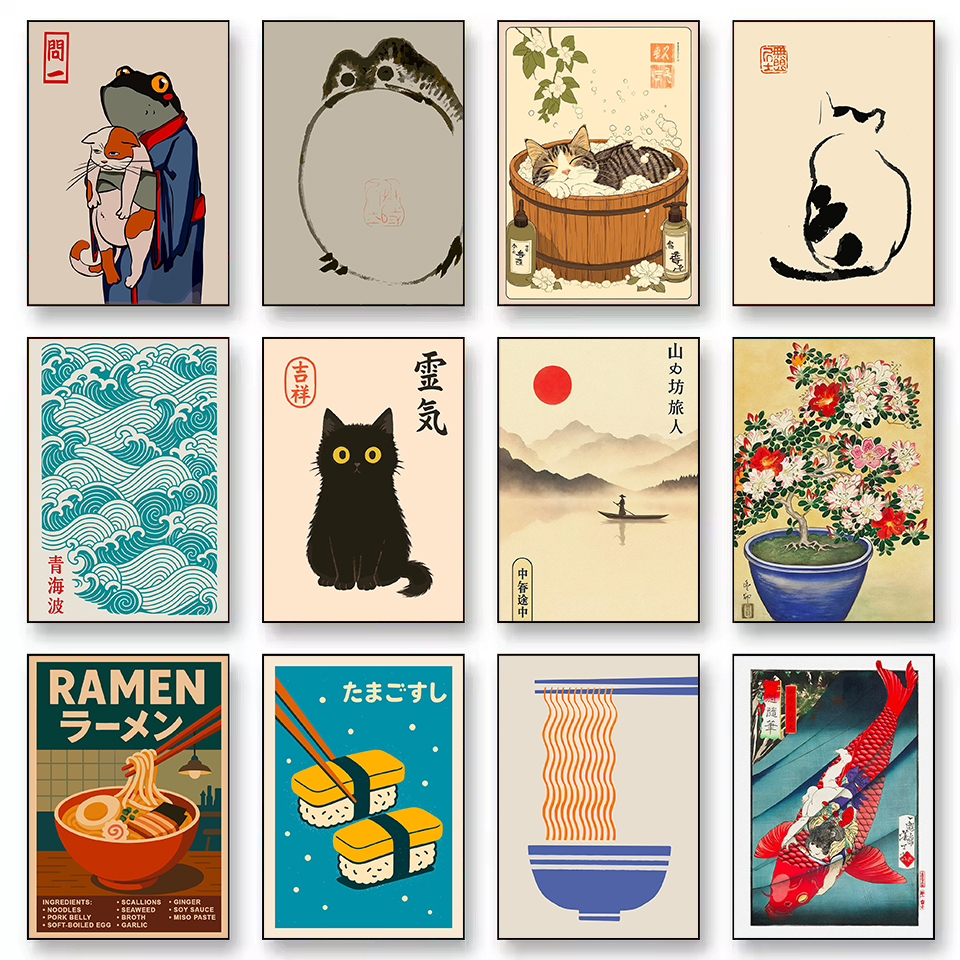 Retro Abstract Japanese Cultur - Japanese Lifestyle And Culture avis et prix