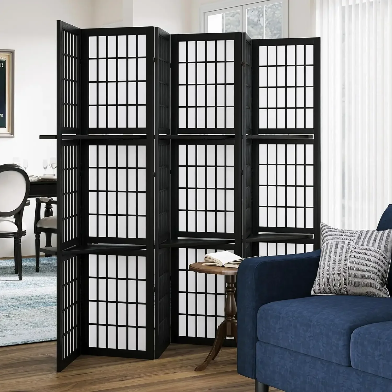 6 Panel 5.6ft Folding Portable - Shoji Screen Divider avis et prix