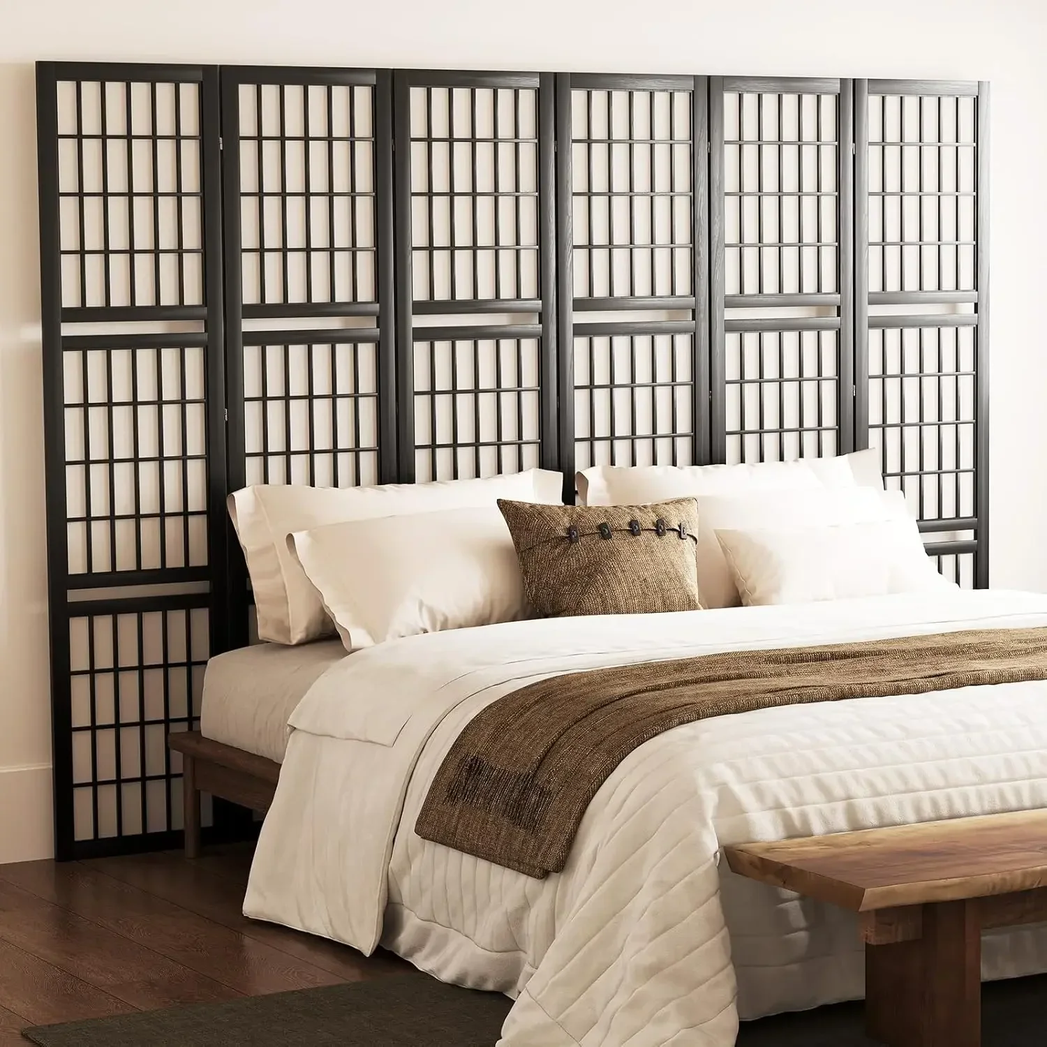 6 Panel 5.6ft Folding Portable - Shoji Screen Divider avis et prix