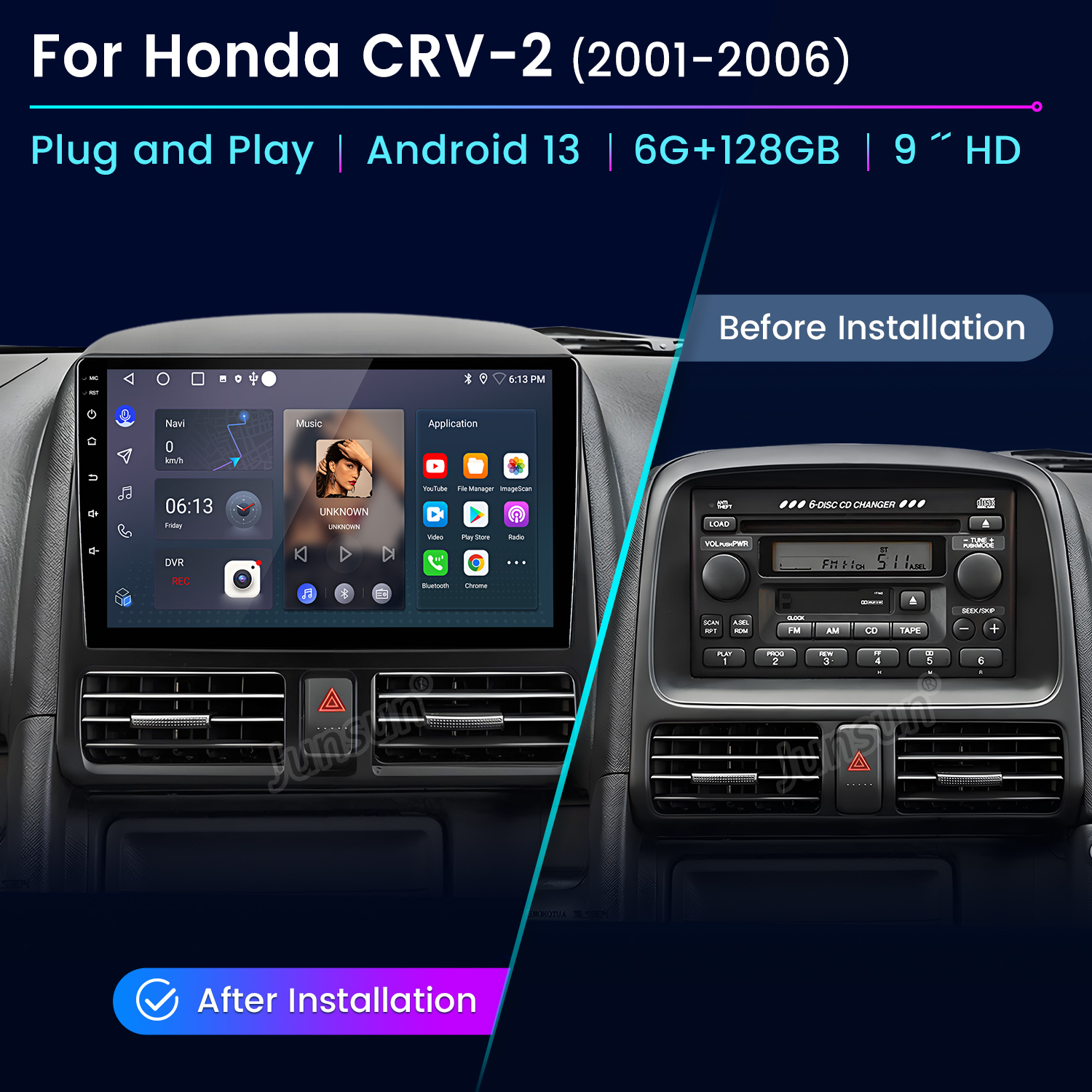 Junsun AI Voice Car Stereo Rad - Japanese Lifestyle Products avis et prix