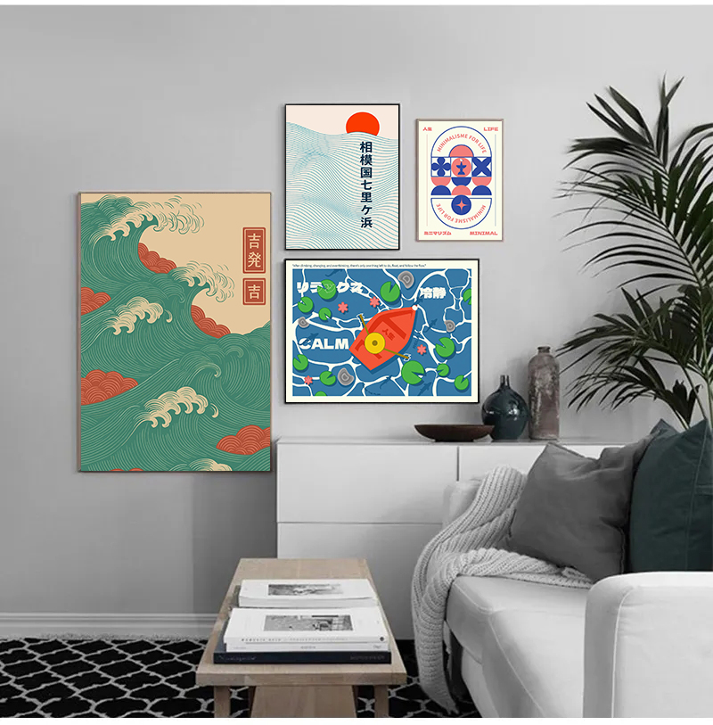 Minimalism Japanese Wave Poste - Japanese Minimalism Lifestyle avis et prix