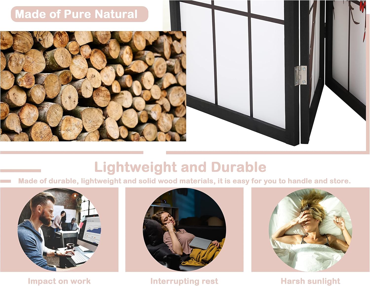 4 Panel Shoji Screen Room Divi - Shoji Screen Divider avis et prix
