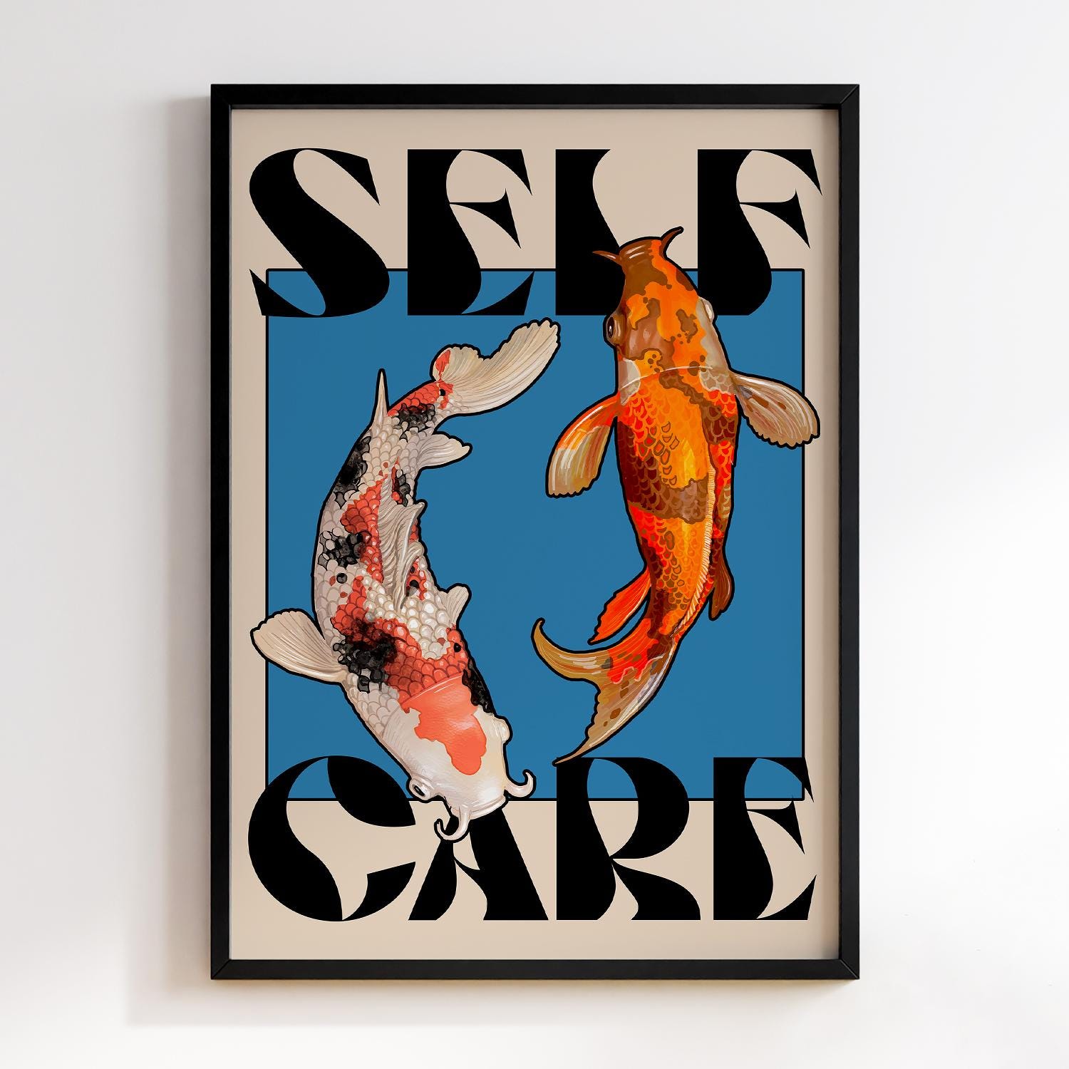 Japanese Red Koi Fish Canvas P - Lifestyle Of Japanese avis et prix