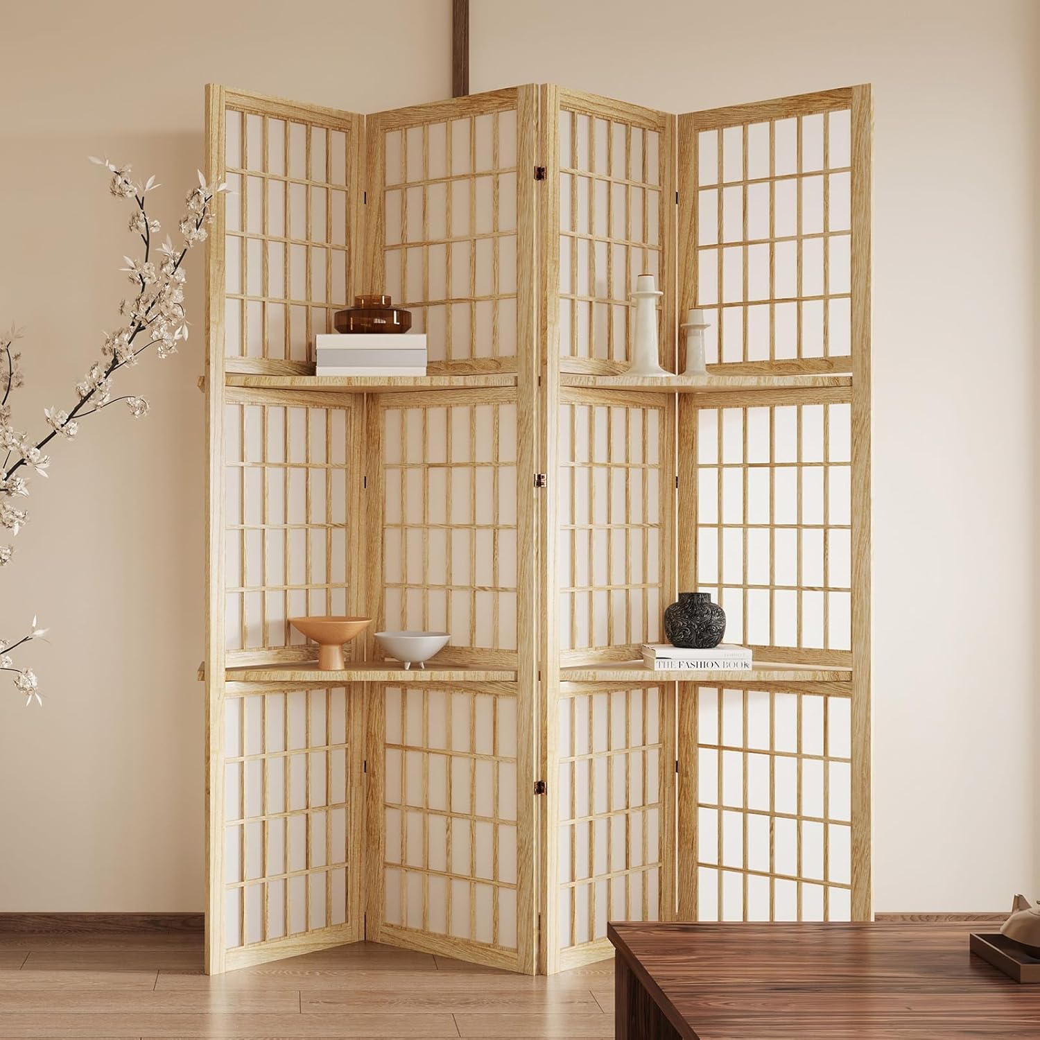5.6FT Room Divider and Folding - Shoji Screen Divider avis et prix
