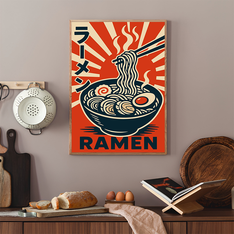 Vintage Style Japanese Food Po - Japanese Lifestyle And Food avis et prix