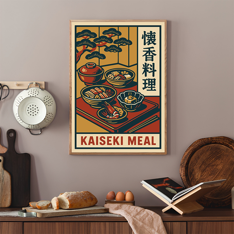 Vintage Style Japanese Food Po - Japanese Lifestyle And Food avis et prix