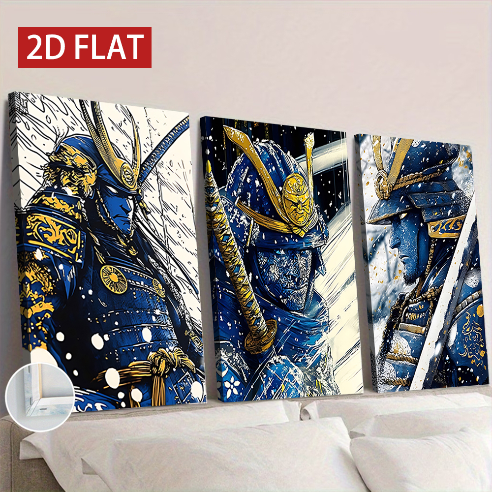 3 Counts Wooden Framed Canvas  - Lifestyle Of Japanese avis et prix