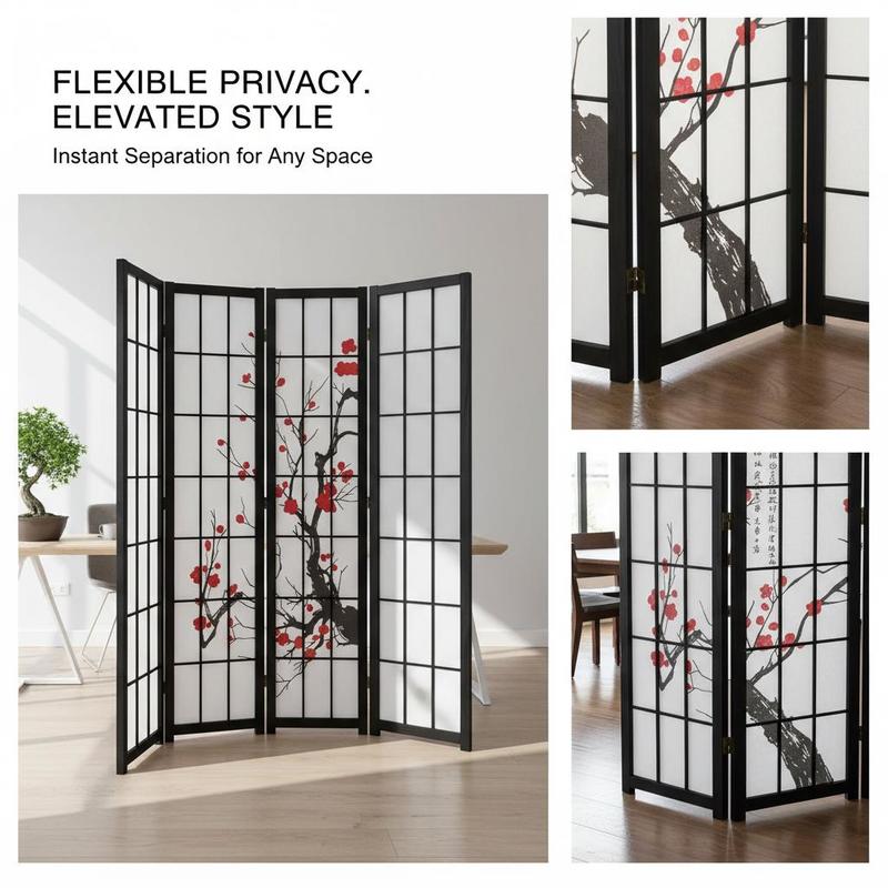 Japanese Shoji Screen 6 Panel  - Shoji Screen Divider avis et prix