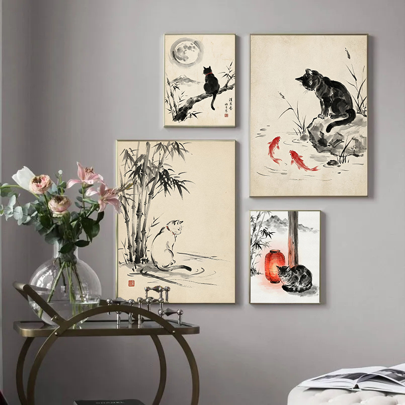 Japanese Cat Sleeping by Lante - Japanese Minimalism Lifestyle avis et prix
