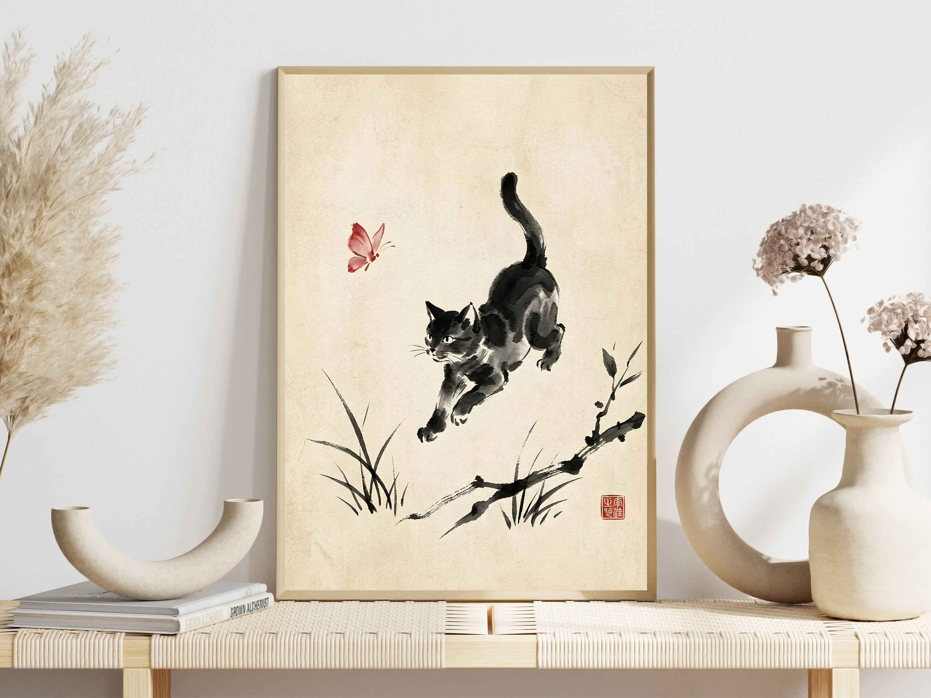 Japanese Cat Sleeping by Lante - Japanese Minimalism Lifestyle avis et prix