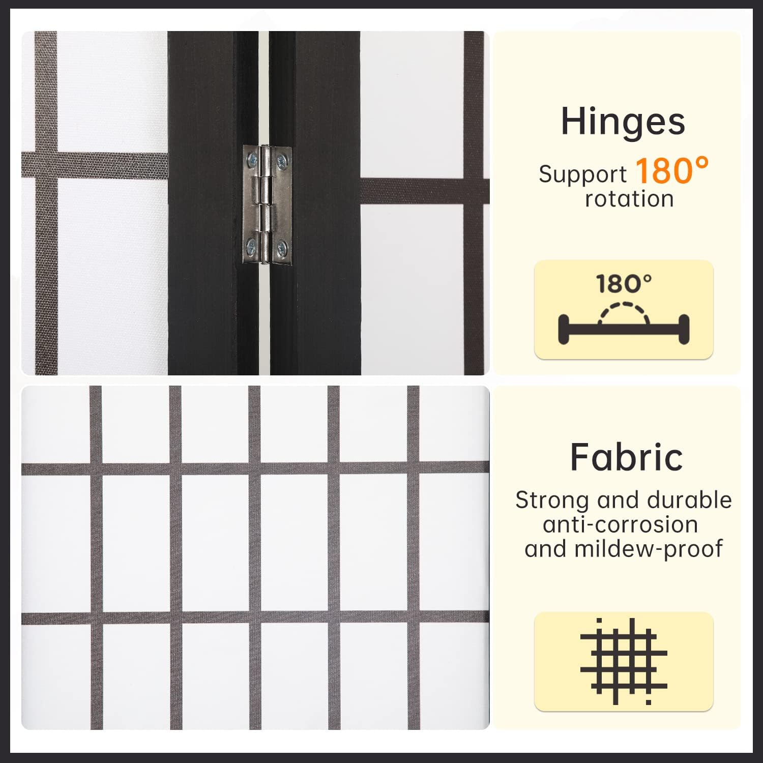 4 Panel Shoji Room Divider, 6F - Shoji Screen Divider avis et prix