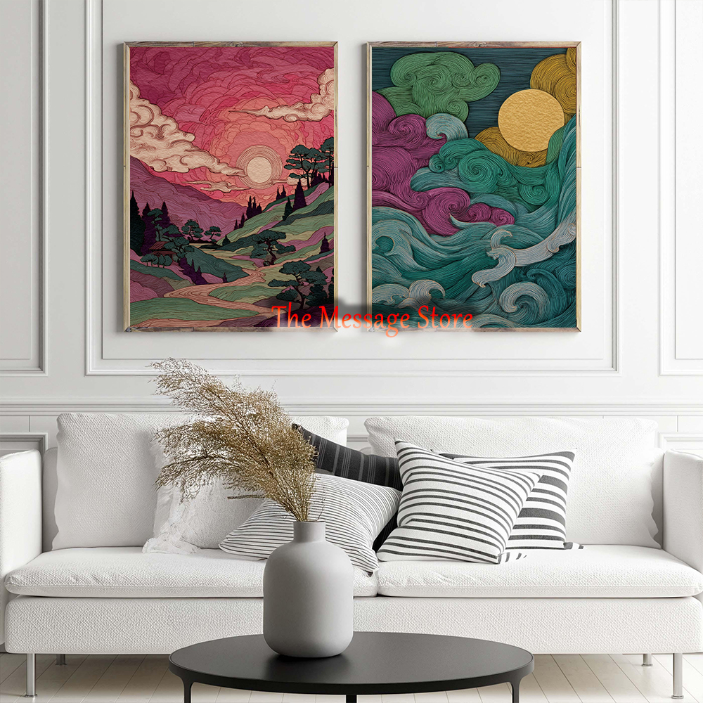 Japanese Landscape Abstract Go - Lifestyle Of Japanese avis et prix