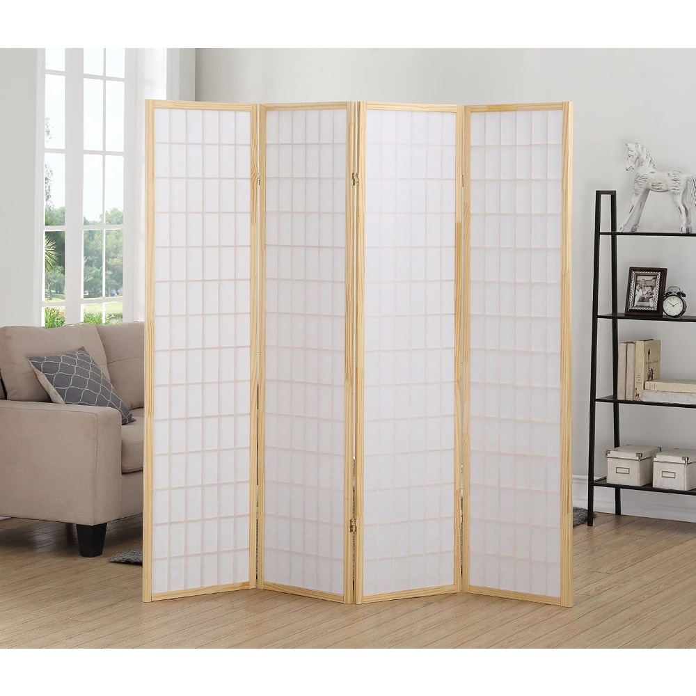 4-Panel Shoji Room Divider Scr - Shoji Screen Divider avis et prix