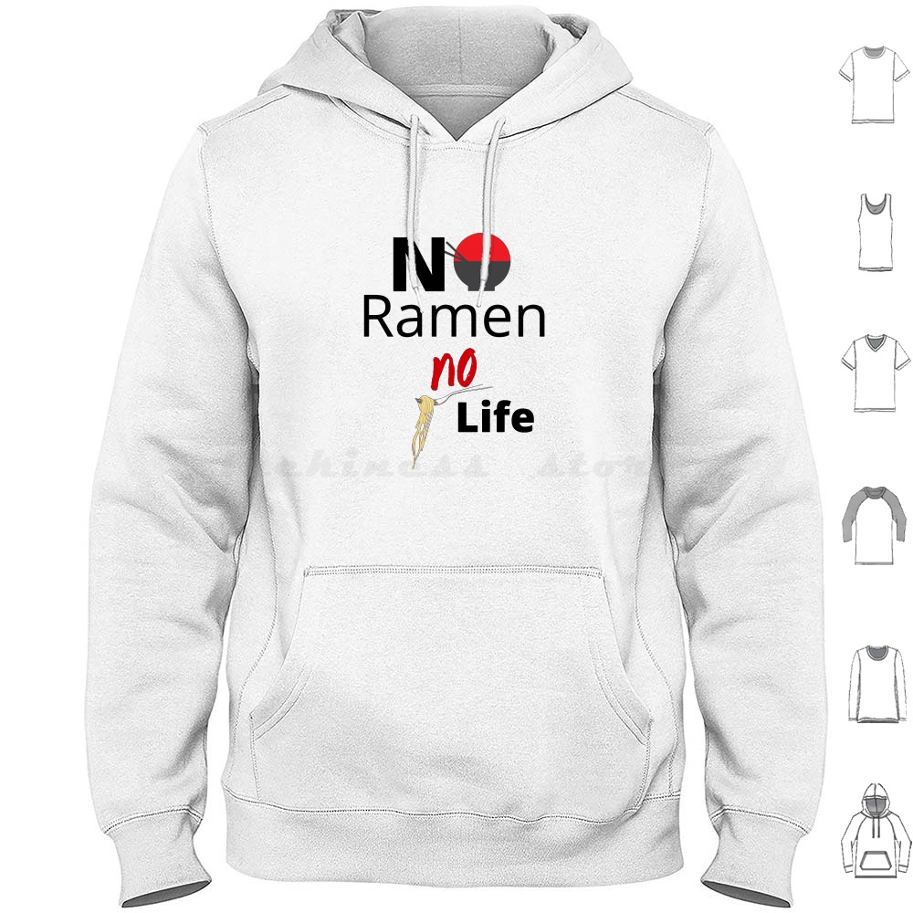 No Ramen No Life Hoodie Cotton - Japanese Lifestyle And Food avis et prix