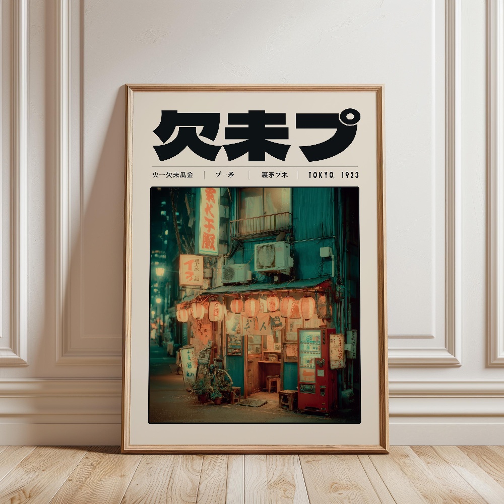 Japanese Retro Vaporwave Poste - Japanese Lifestyle And Culture avis et prix